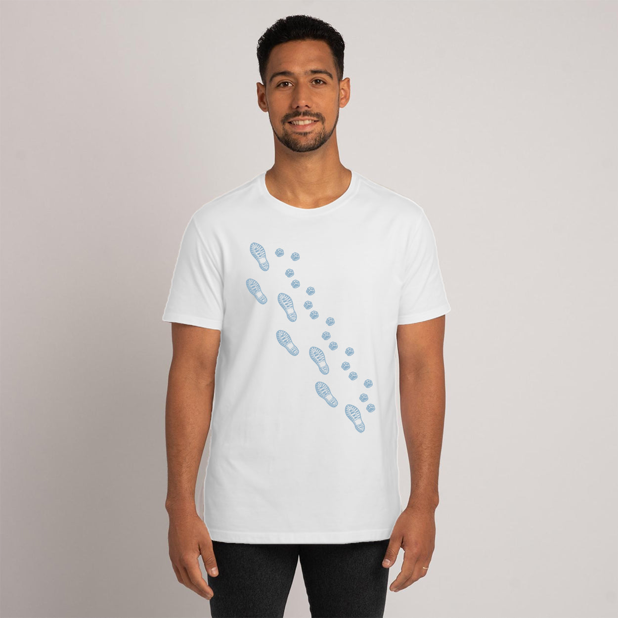 Better Together: Snowy Path - Unisex White T-Shirt