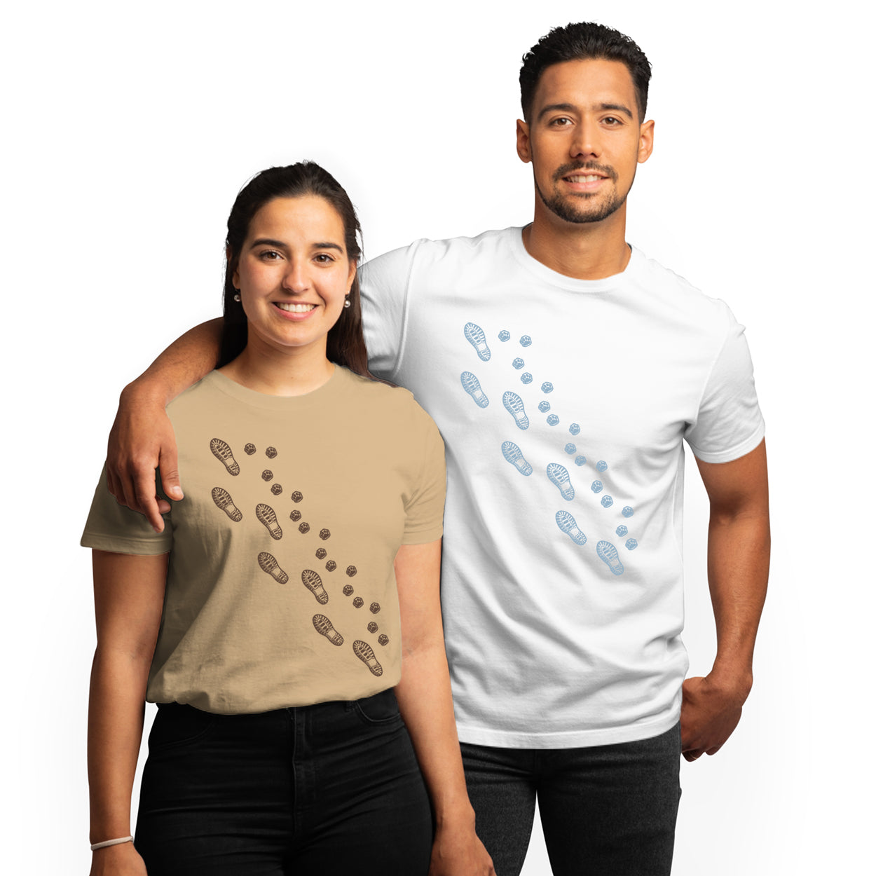 Better Together: Snowy Path - Unisex White T-Shirt