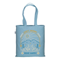 Bike Happy - Borsa Tote Azzurro Melange