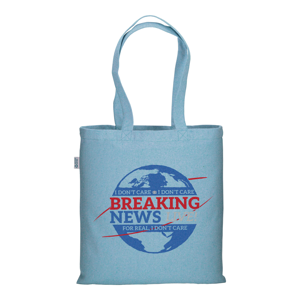 Breaking News: Sigla - Borsa Tote Azzurro Melange