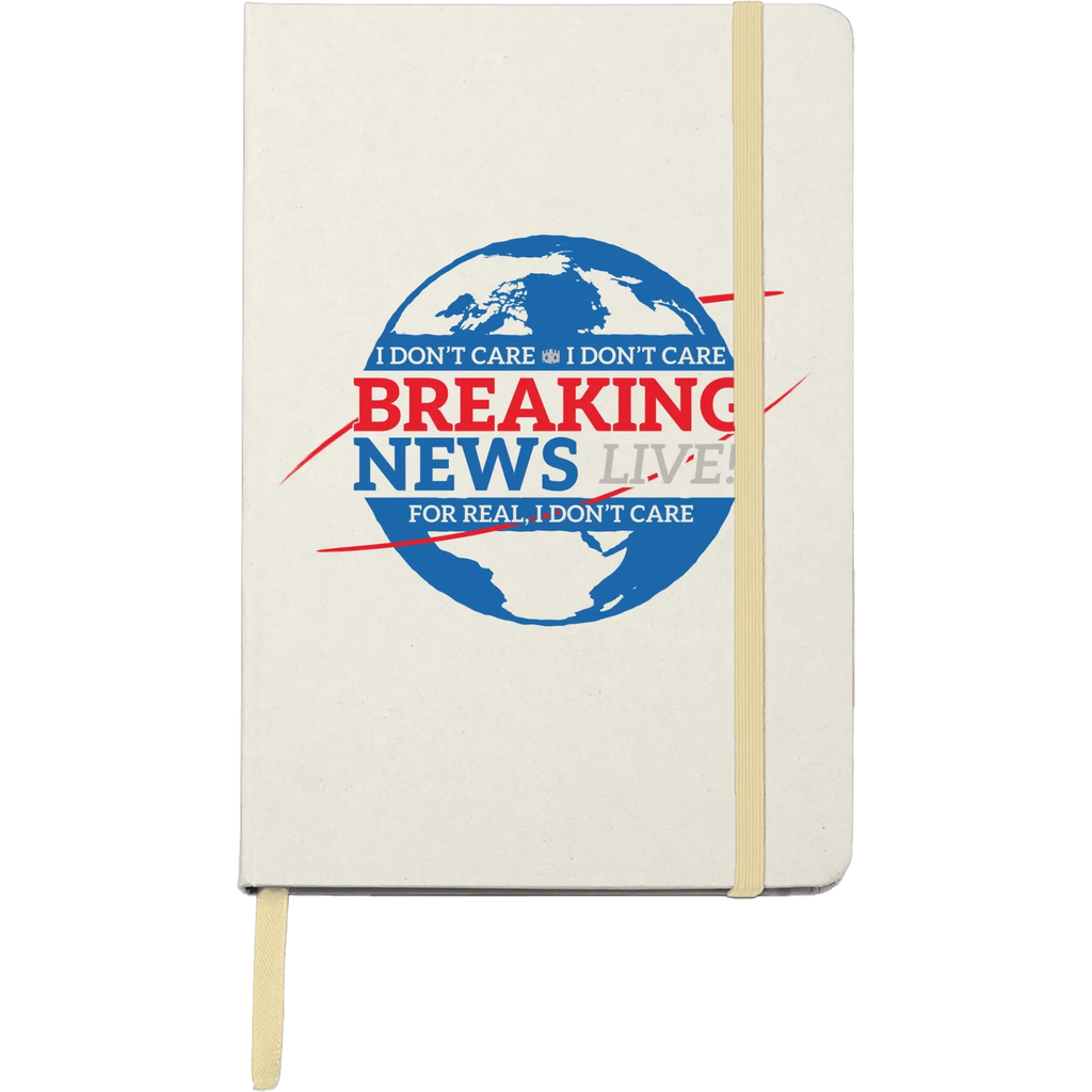 Breaking News: Theme Tune - Lemon Notebook, lined