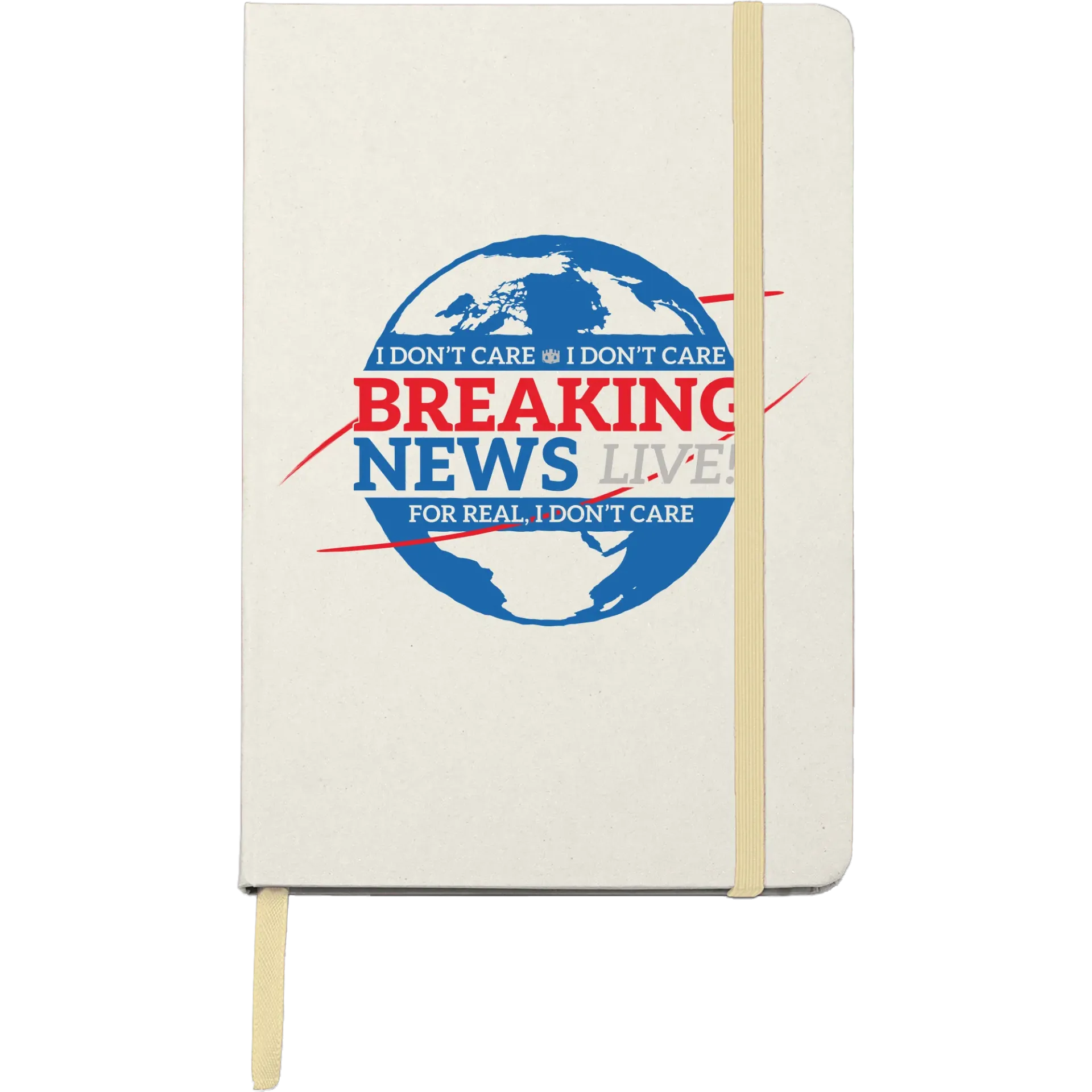 Breaking News: Theme Tune - Lemon Notebook, lined