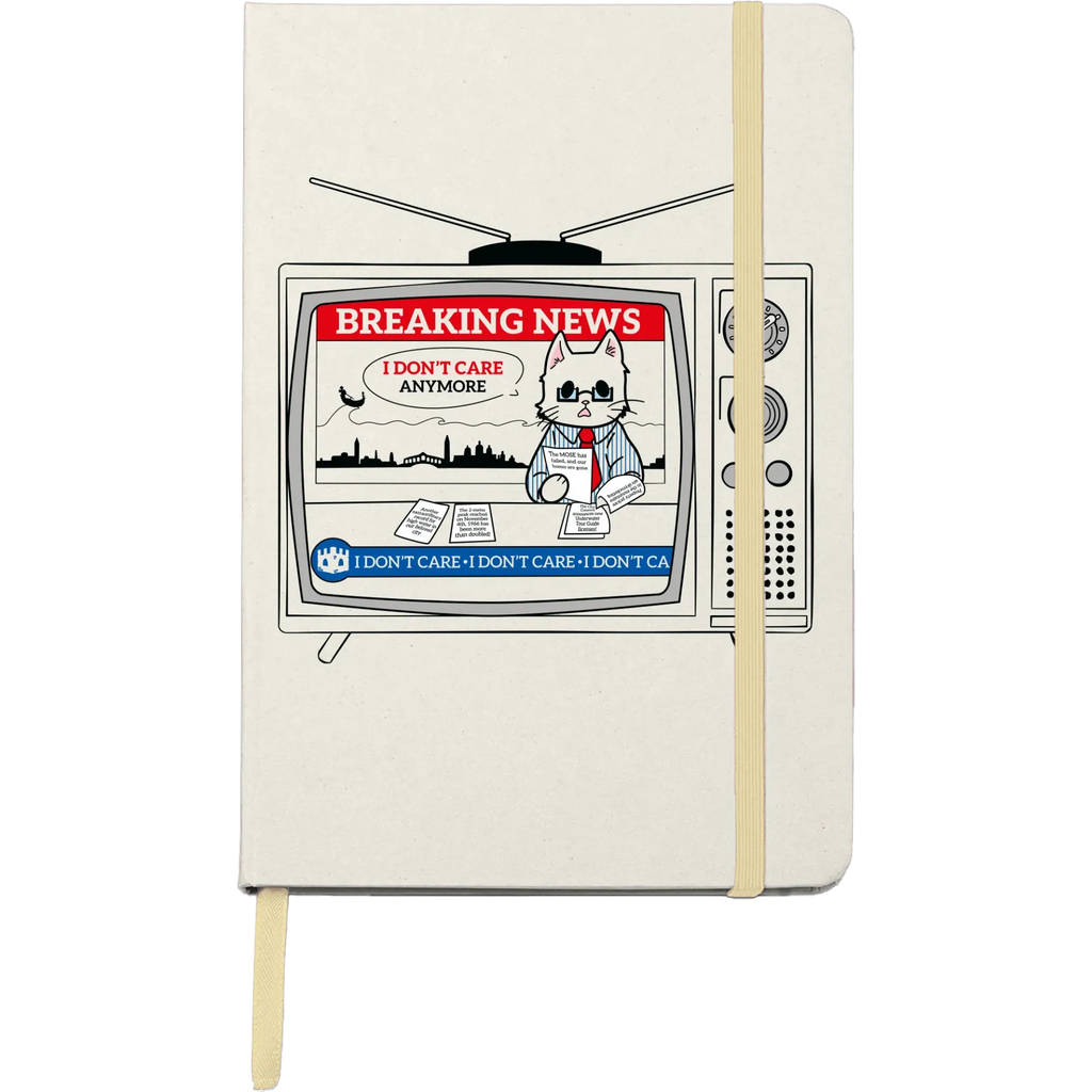 Breaking News: Cathode Ray Tube - Lemon Notebook, Lined