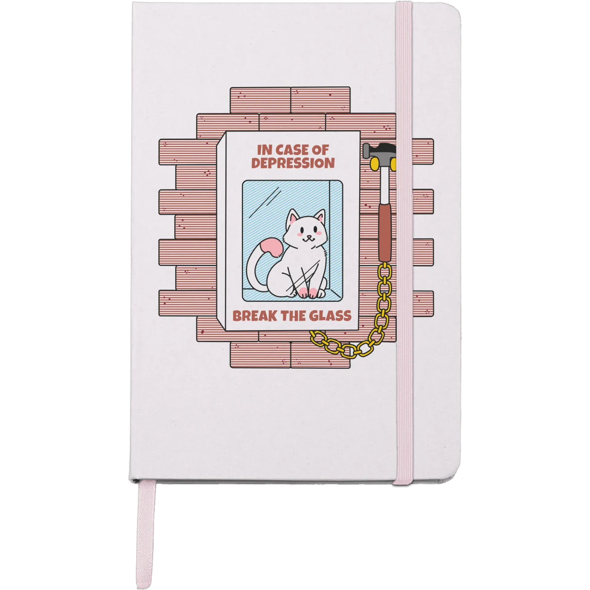 Break the Glass - Grape Notebook, lined