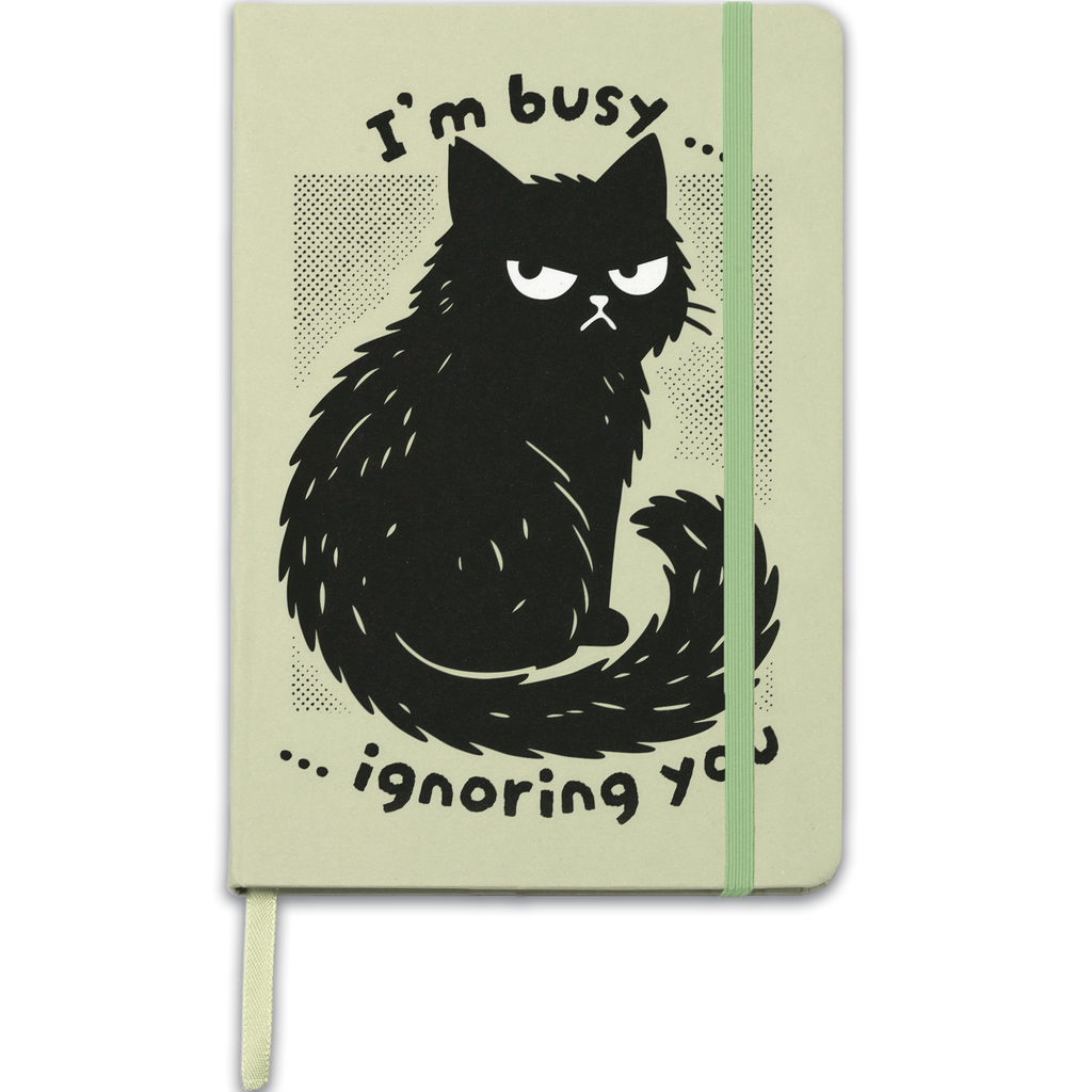 Busy Cat - Quaderno al Kiwi, a righe