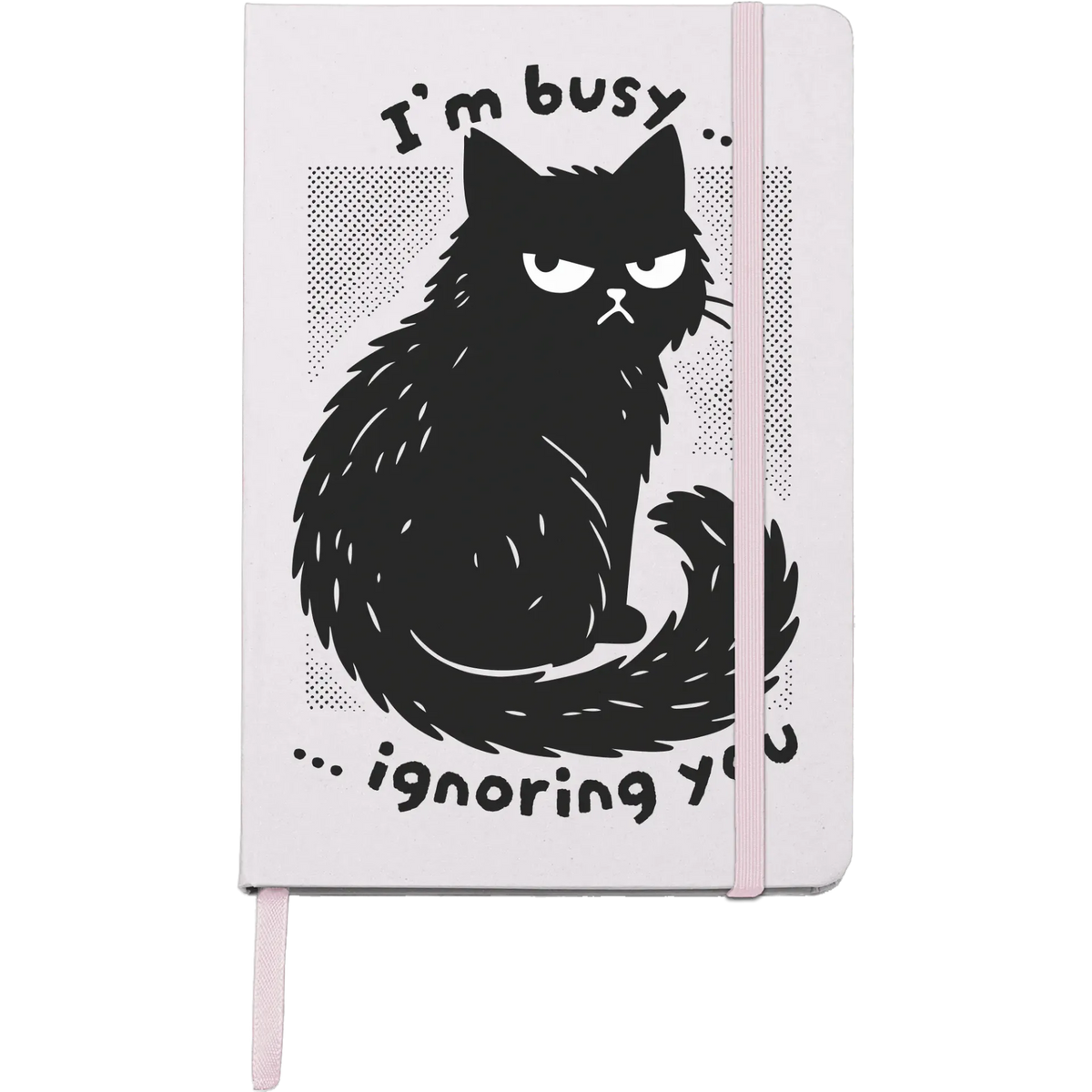 Notizbuch Busy Cat, exklusives Design, Traubenpapier, Gnostic Tower