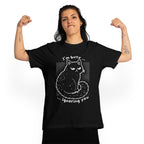 Busy Cat - Unisex Black T-Shirt