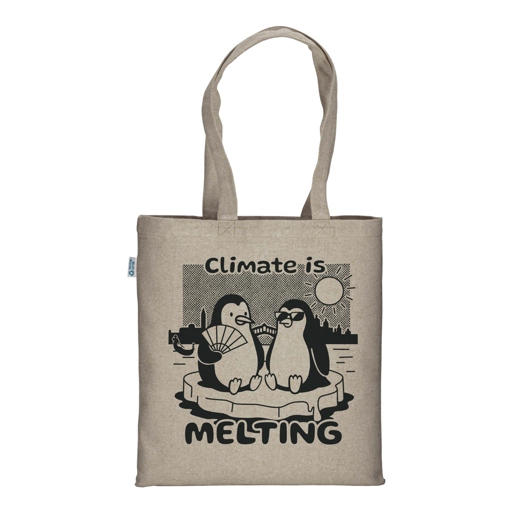 Climate is Melting - Borsa Tote Natural