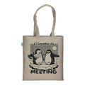 Climate is Melting - Borsa Tote Natural