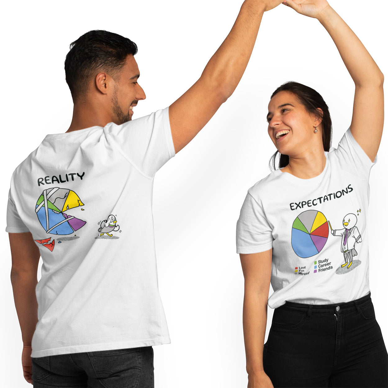 Collapse of Becoming - Unisex White T-Shirt