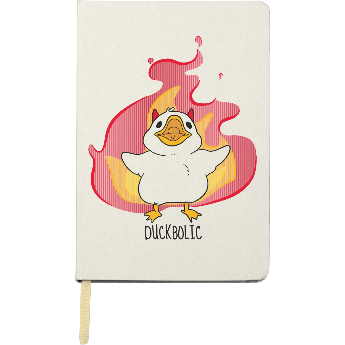 Notizbuch Duckbolic, exklusives Design, Zitronenpapier, ohne Gummiband, Gnostic Tower