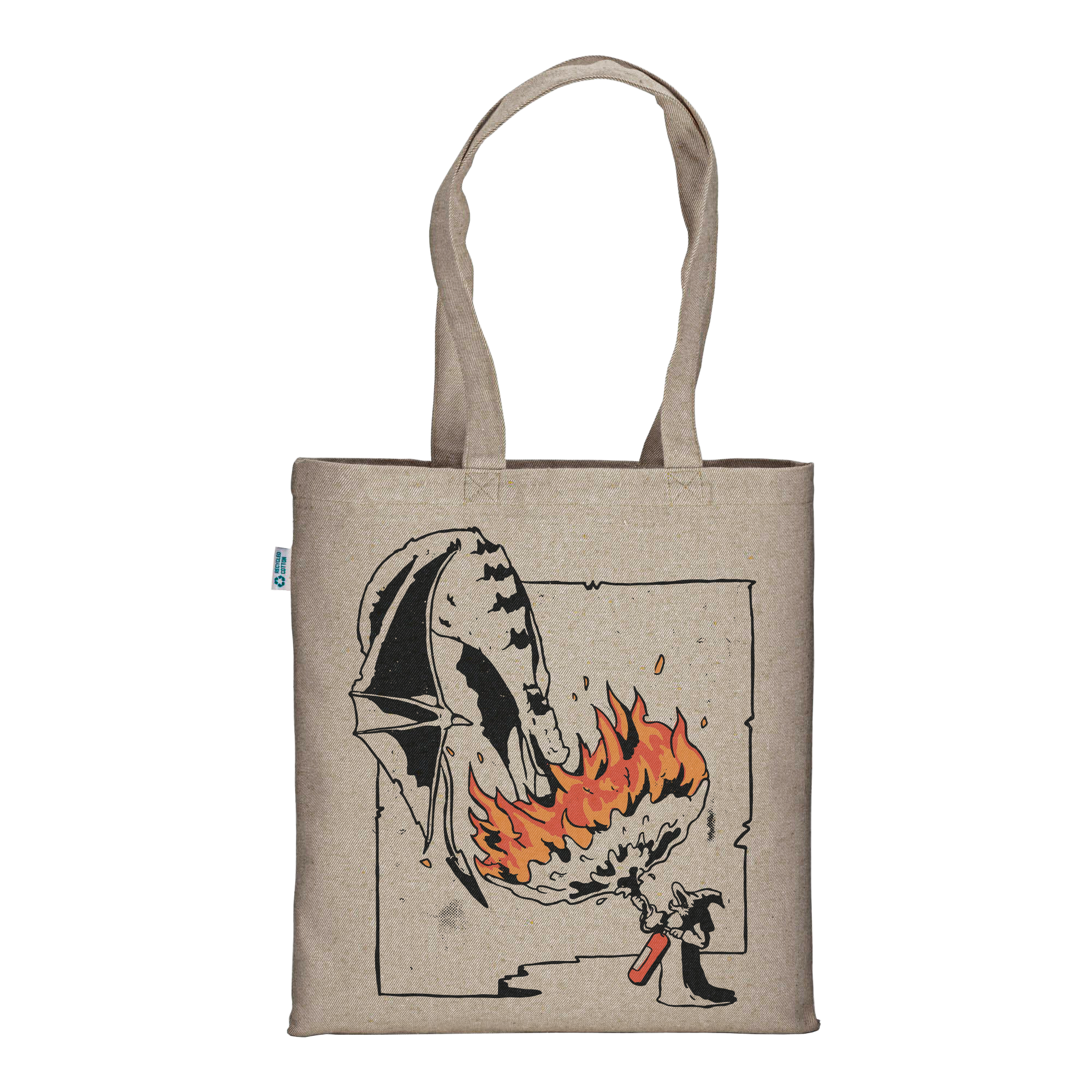 The Grey Fireman - Natural Tote Bag