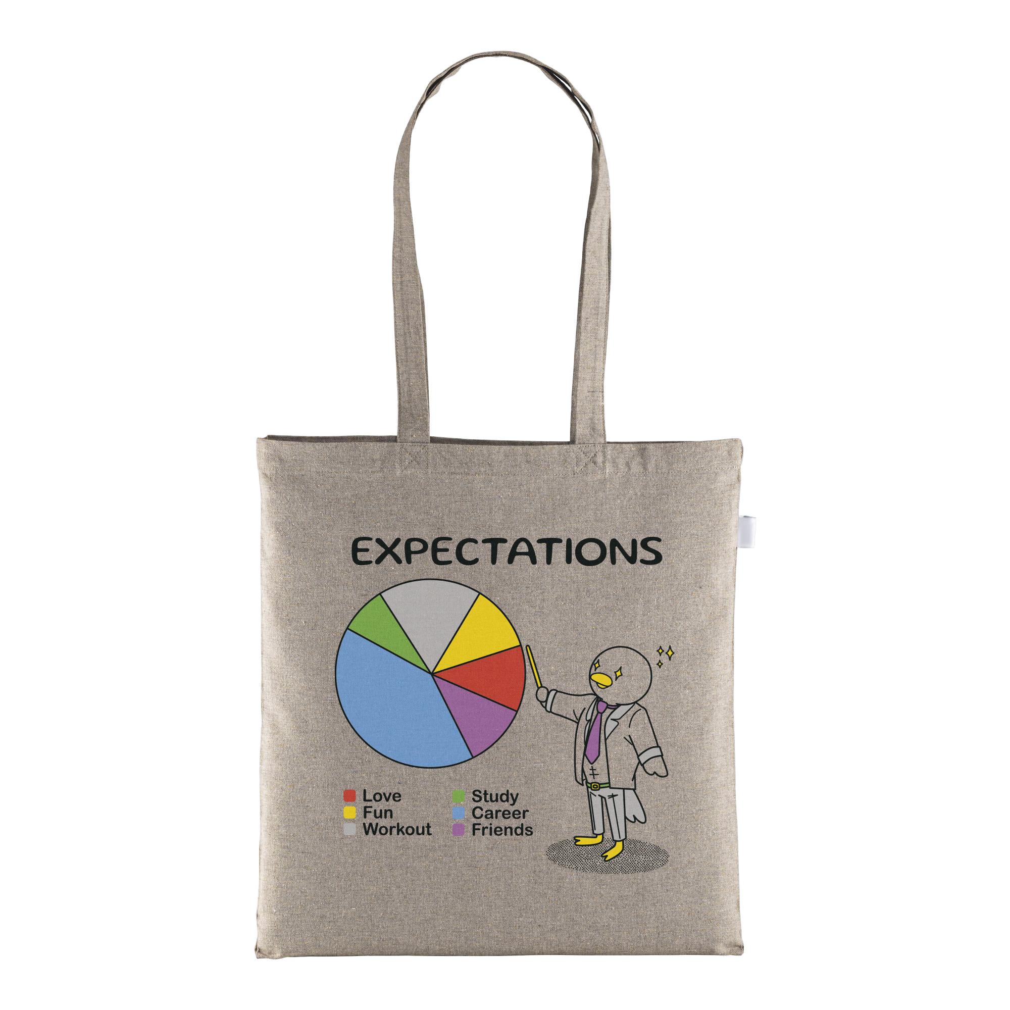 Collapse of Becoming - Natural Tote Bag