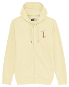 Il Grande Motondoso - Hoodie con zip Burro