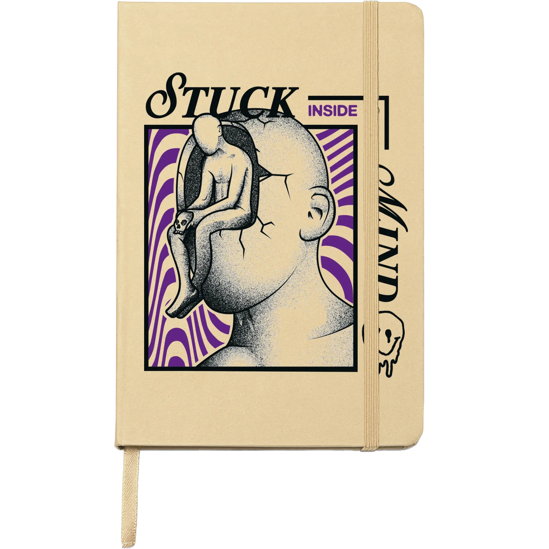 The Hanged Man - Olive Notebook, lined