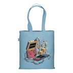 La Temperanza - Light Blue Melange Tote Bag