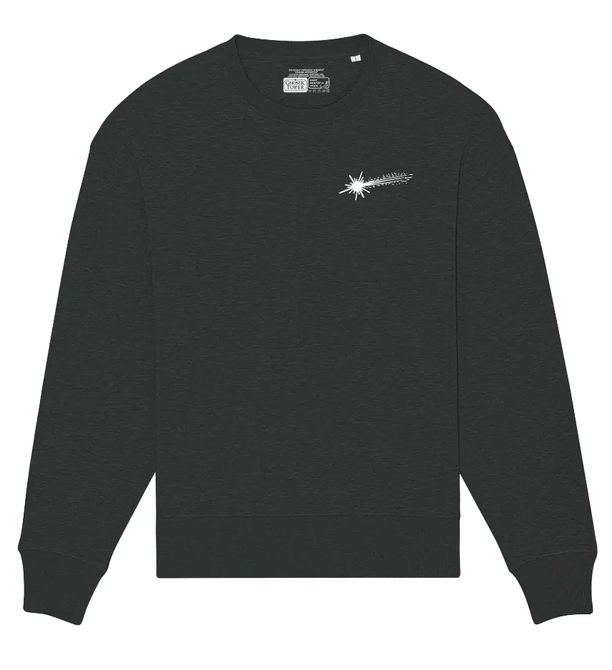 Le Stelle - Oversized Graphite Melange Sweatshirt