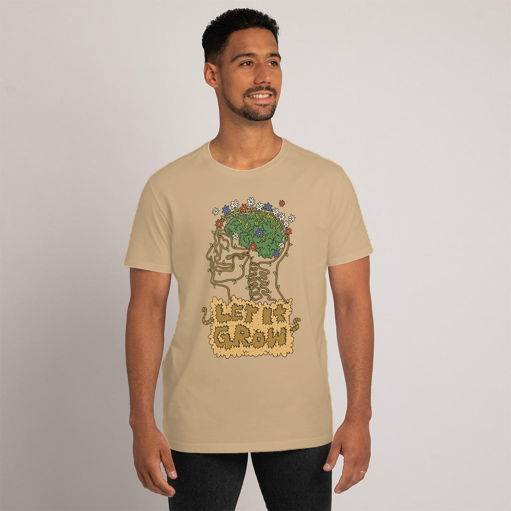Let it Grow - T Shirt Unisex Sabbia