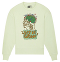 Let it Grow - Felpa Oversize Verde Rugiada