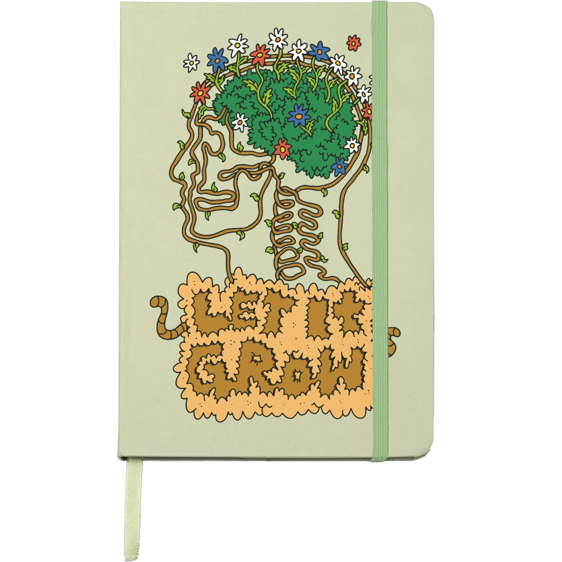 Let it Grow - Kiwi Notebook, lined