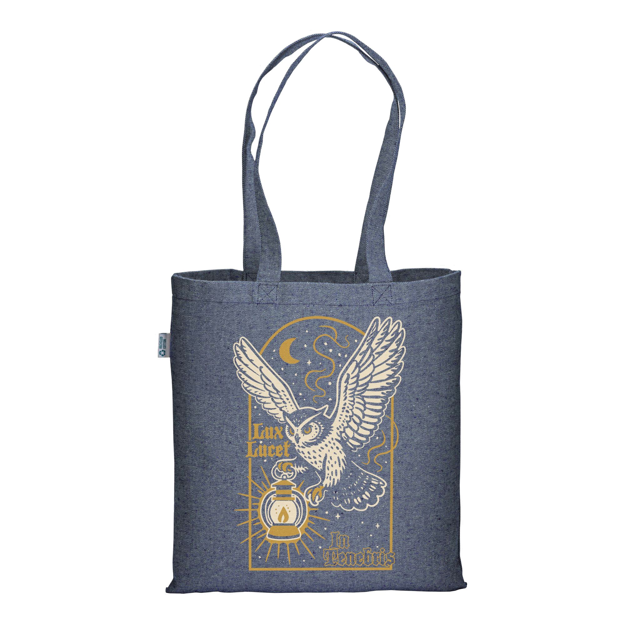 Lux Lucet - Navy Melange Tote Bag