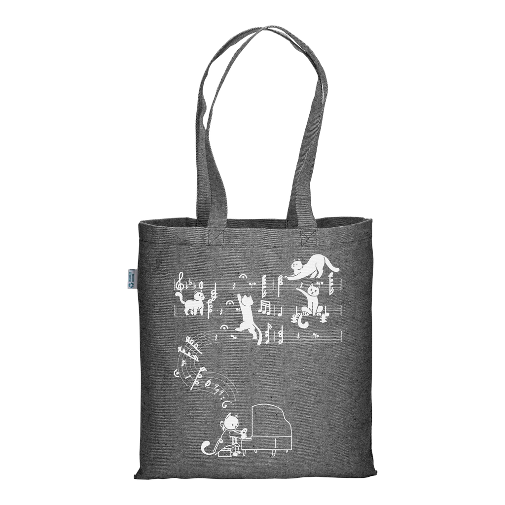 Meowzart - Borsa Tote Grafite Melange