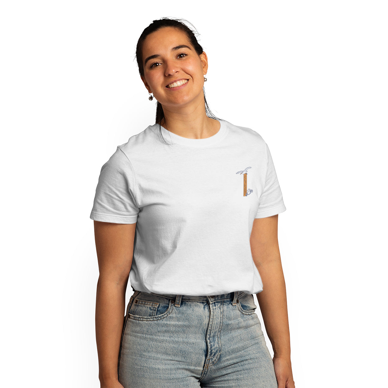 The Great Wavy - Unisex White T Shirt