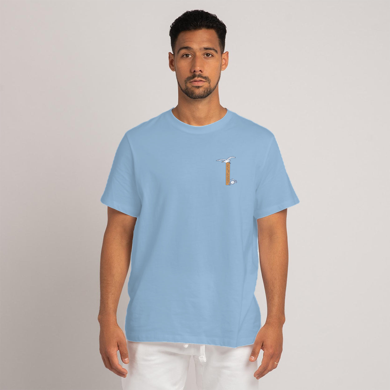 The Great Wavy - Unisex Light Blue T-Shirt
