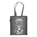 Nina Wake Up! - Graphite Melange Tote Bag