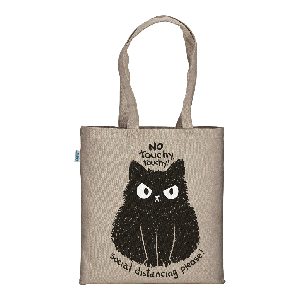 No Touchy Touchy - Natural Tote Bag