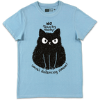 No Touchy Touchy - T Shirt Unisex Azzurro
