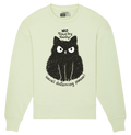 No Touchy Touchy - Felpa Oversize Verde Rugiada