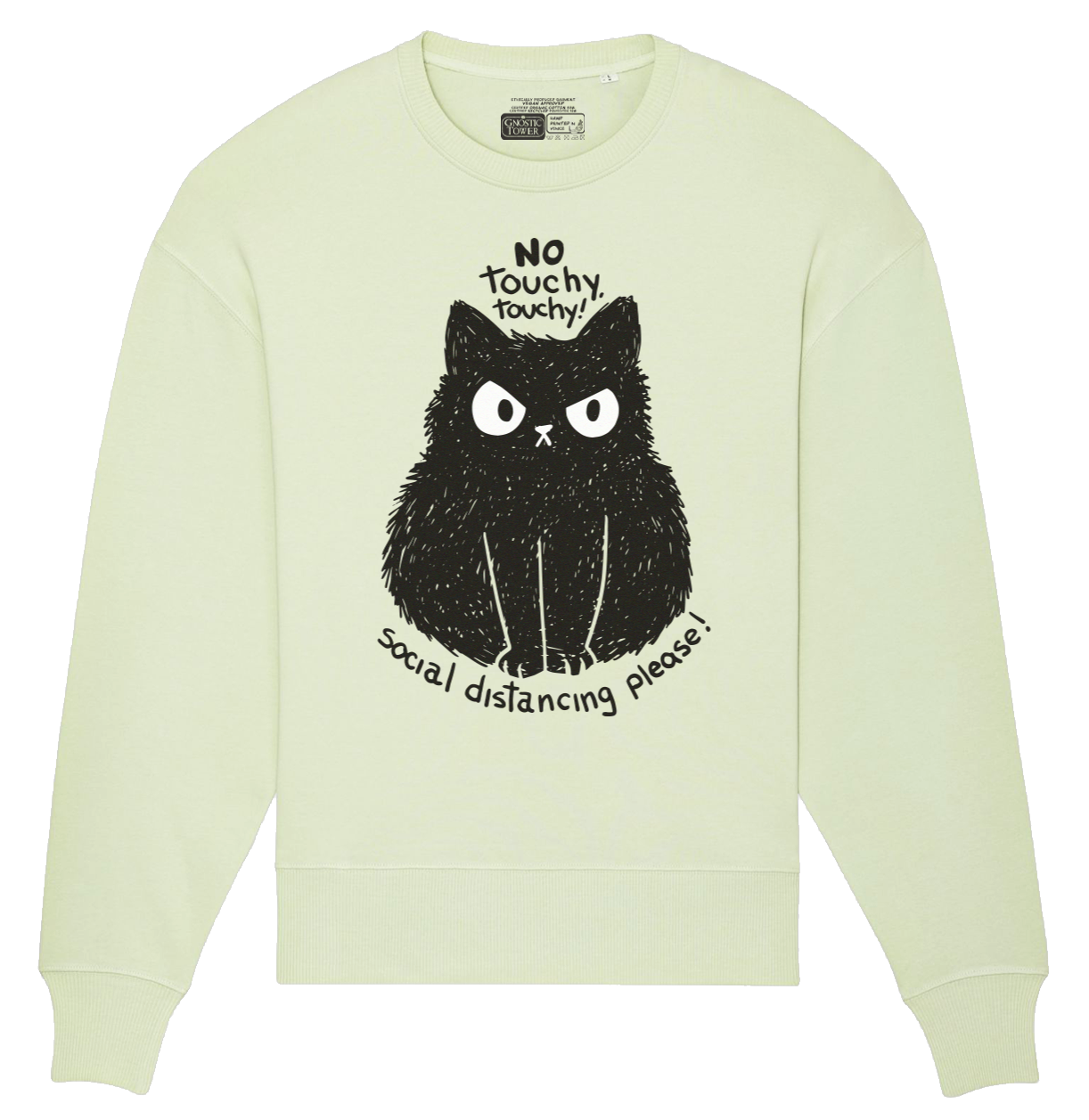 Let it Grow - Dew Green Oversize Sweatshirt