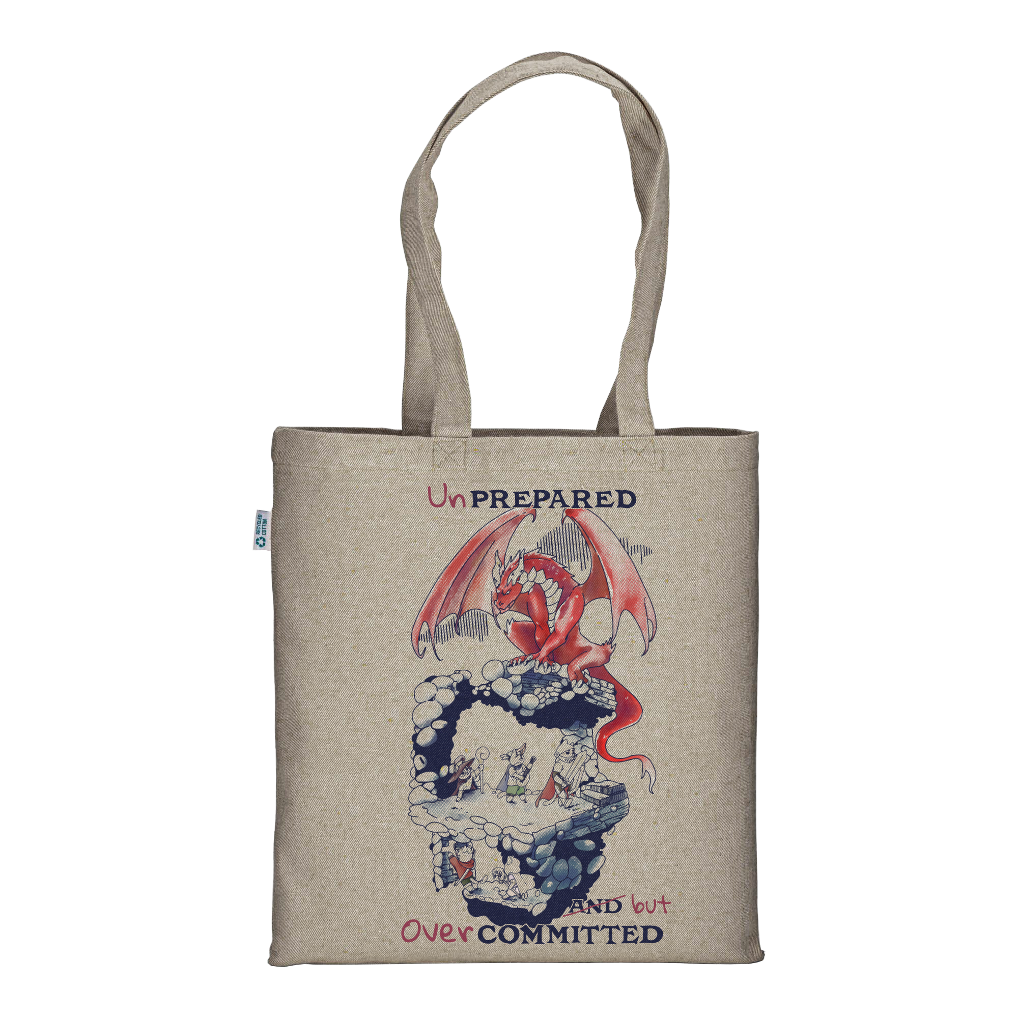 Yin Yang River: Po - Natural Tote Bag