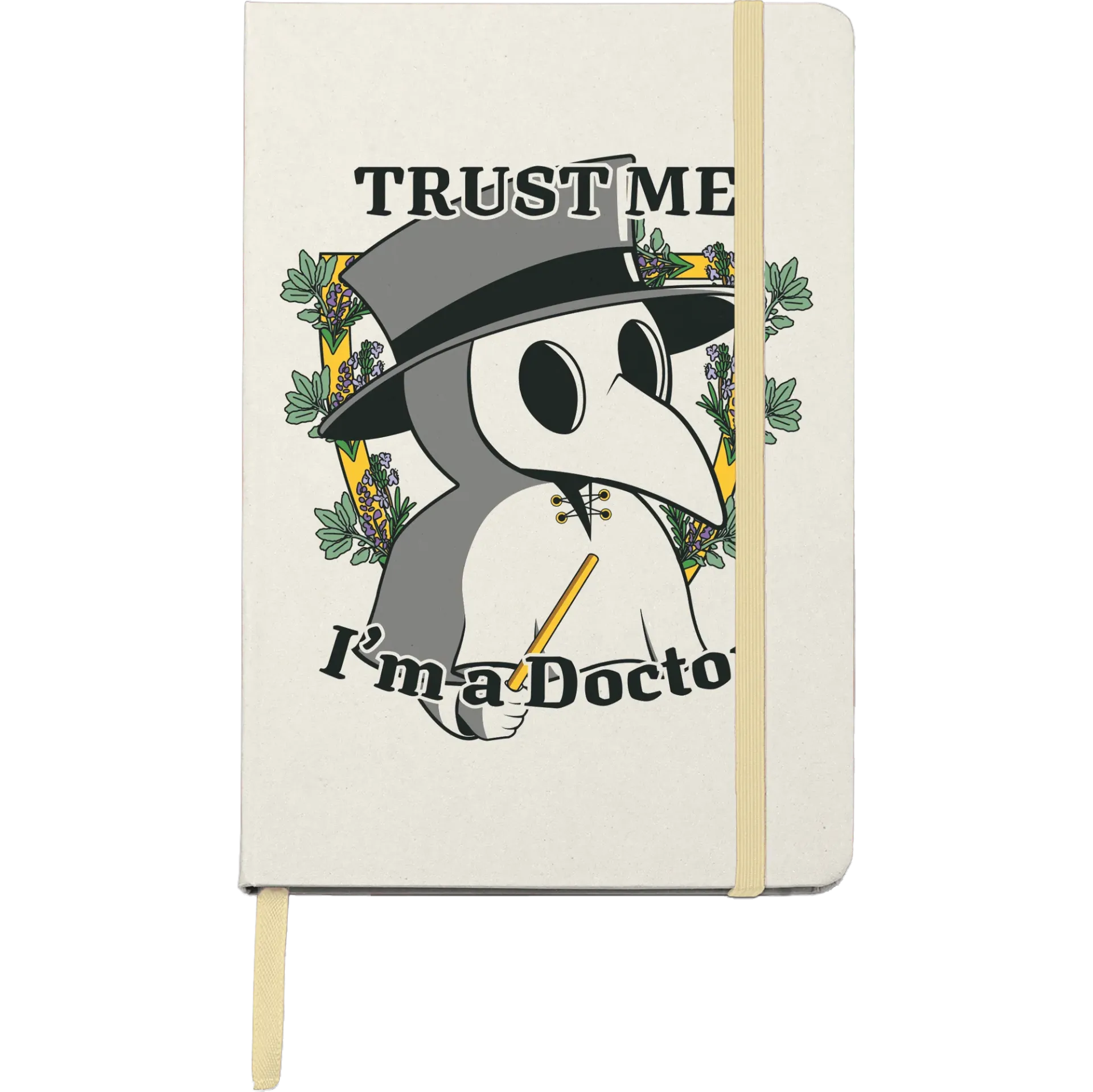 Pest Doctor - Lemon Notebook, lined