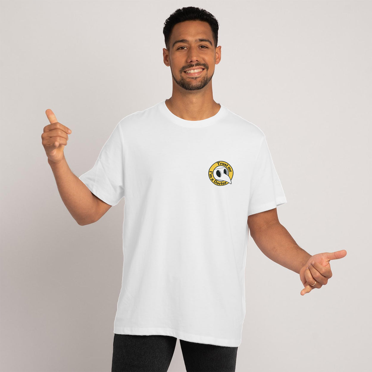Pest Doctor - Unisex White T-Shirt