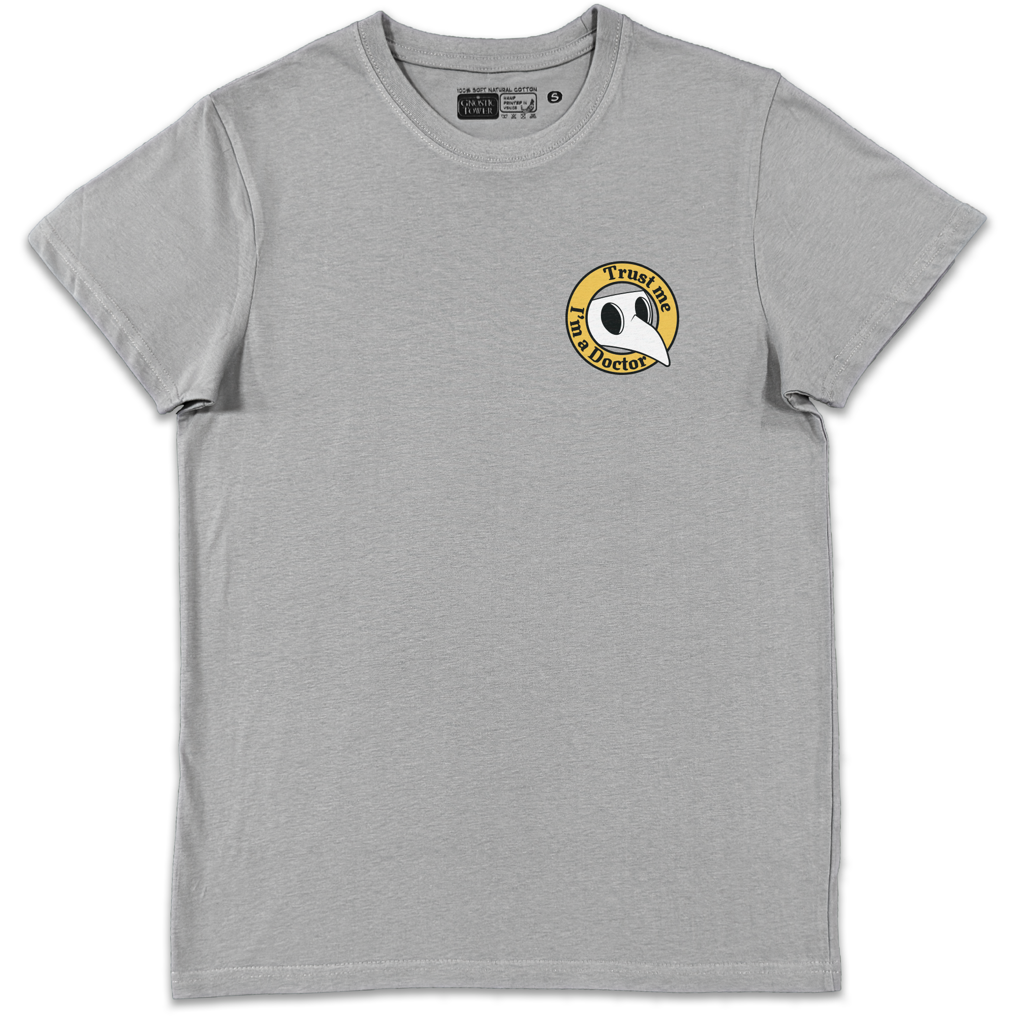 Pest Doctor - Unisex Grey Marl T-Shirt