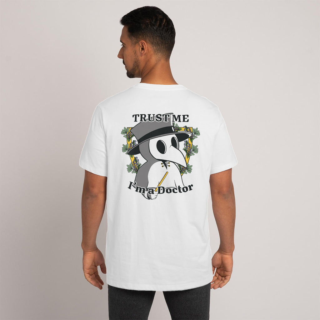 Pest Doctor - T Shirt Unisex Bianco