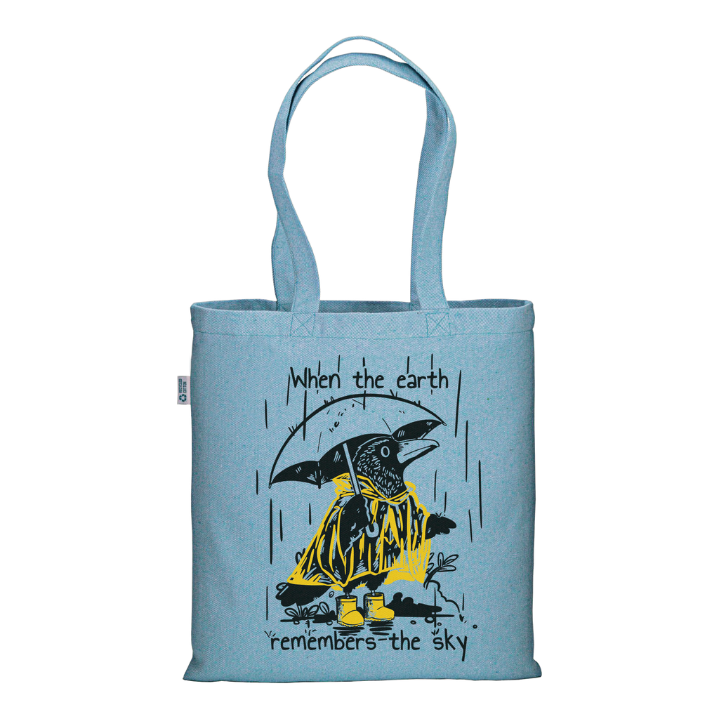 Petricore - Borsa Tote Azzurro Melange