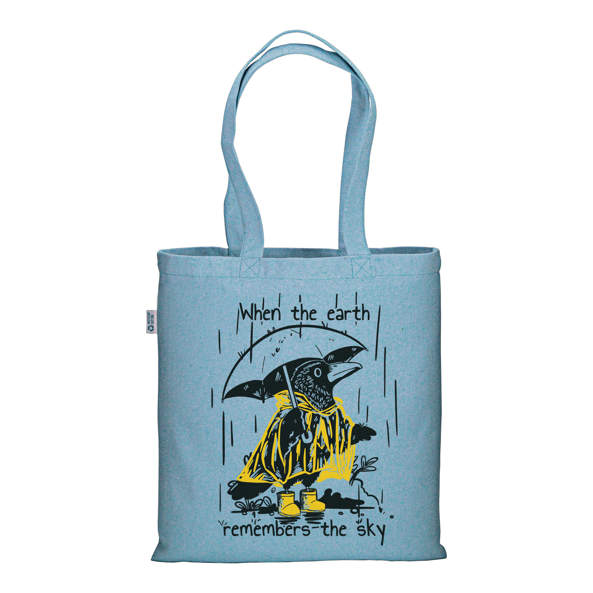 Petricore - Mélange Light Blue Tote Bag