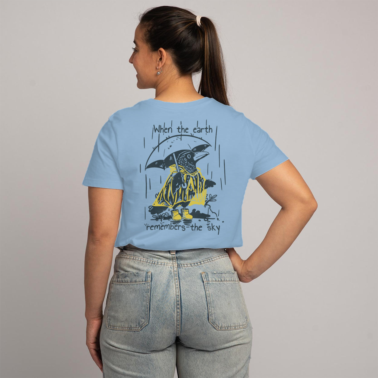 Petrichor - Unisex Light Blue T-Shirt