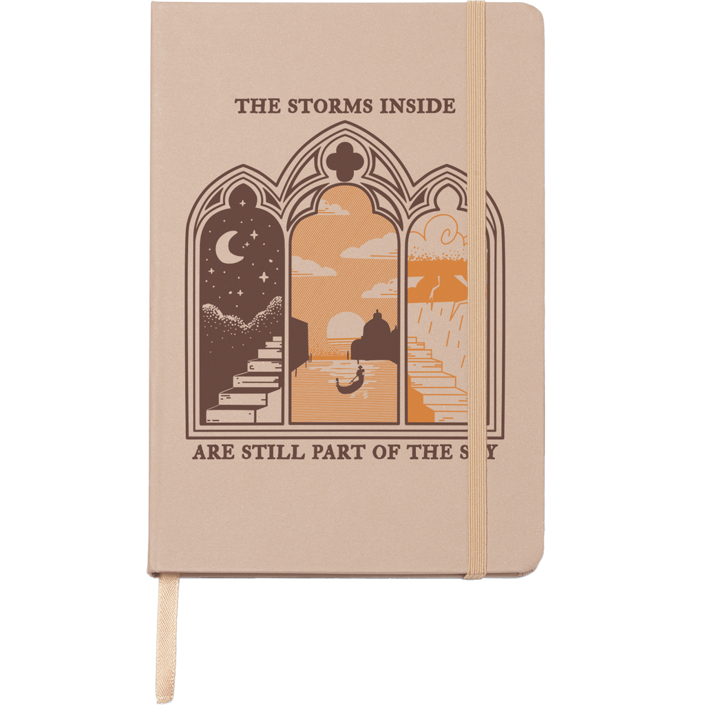 The Storms Inside: Tramonto - Quaderno alla Mandorla, a righe