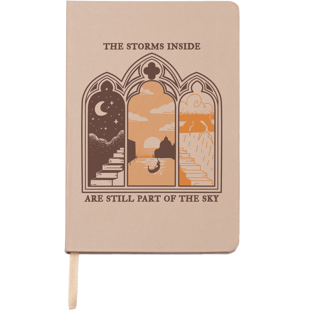 The Storms Inside: Tramonto - Quaderno alla Mandorla, a righe
