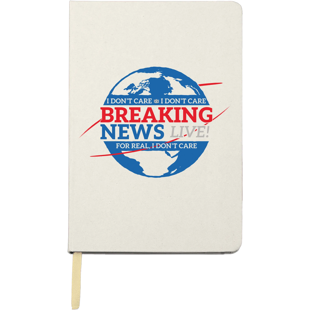 Breaking News: Theme Tune - Lemon Notebook, lined