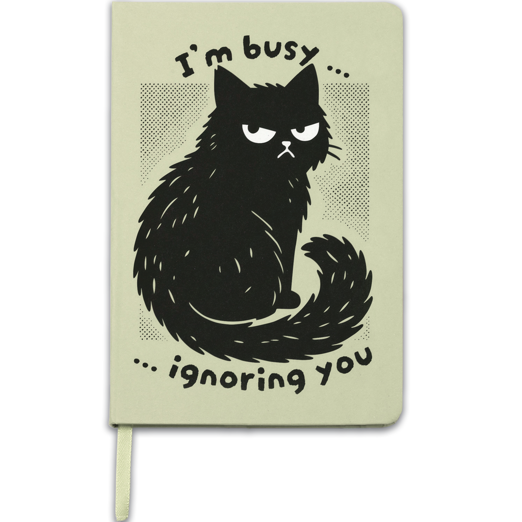 Busy Cat - Quaderno al Kiwi, a righe