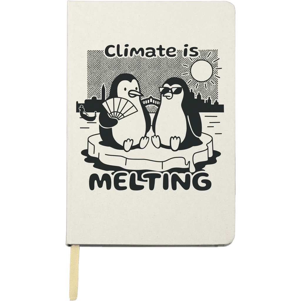 Climate is Melting - Quaderno al Limone, a righe