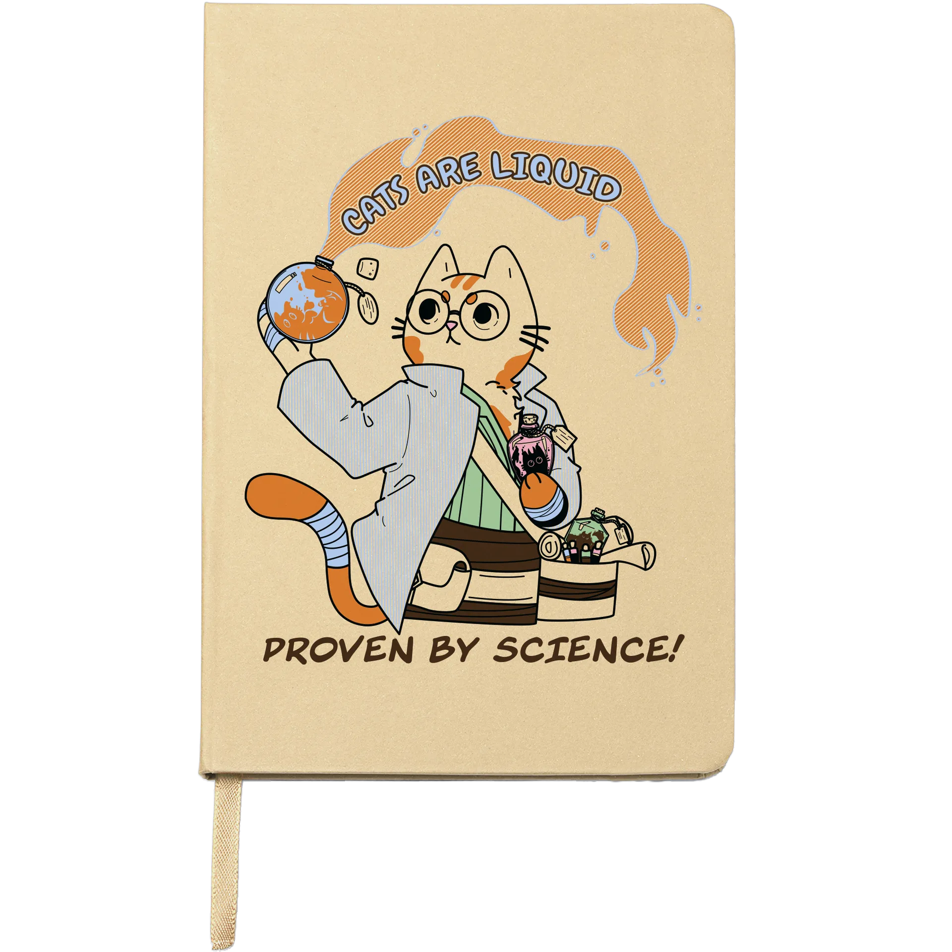 Forbidden Chemistry - Olive Notebook, Lined