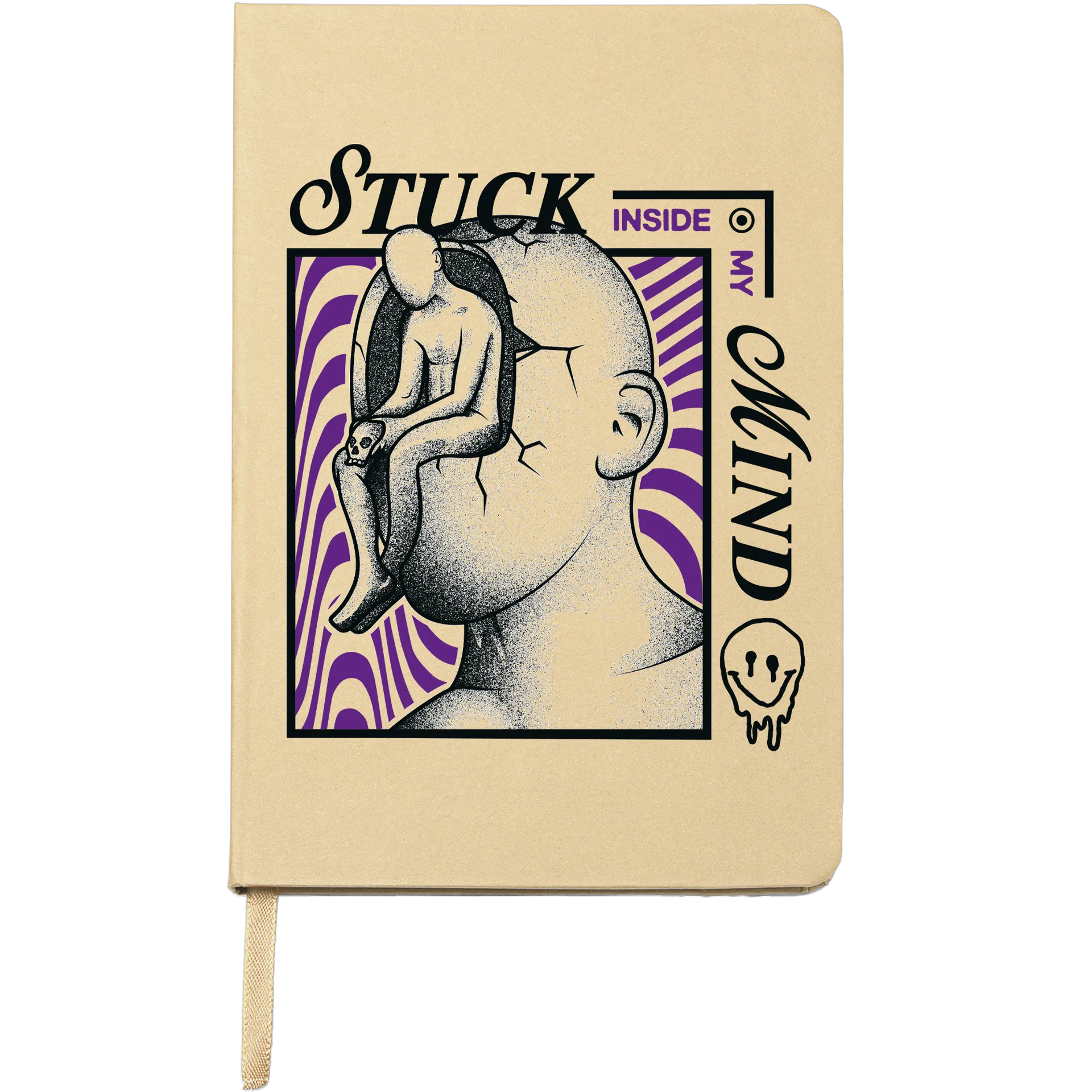 The Hanged Man - Olive Notebook, lined