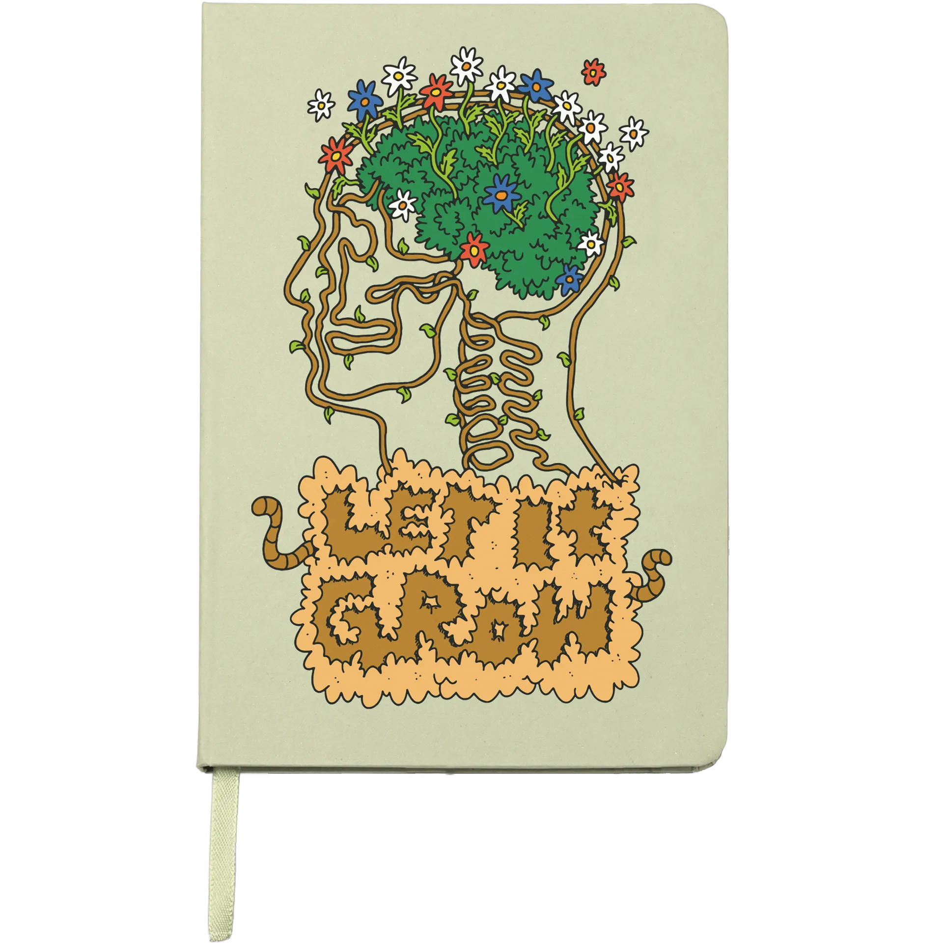Let it Grow - Kiwi Notebook, lined