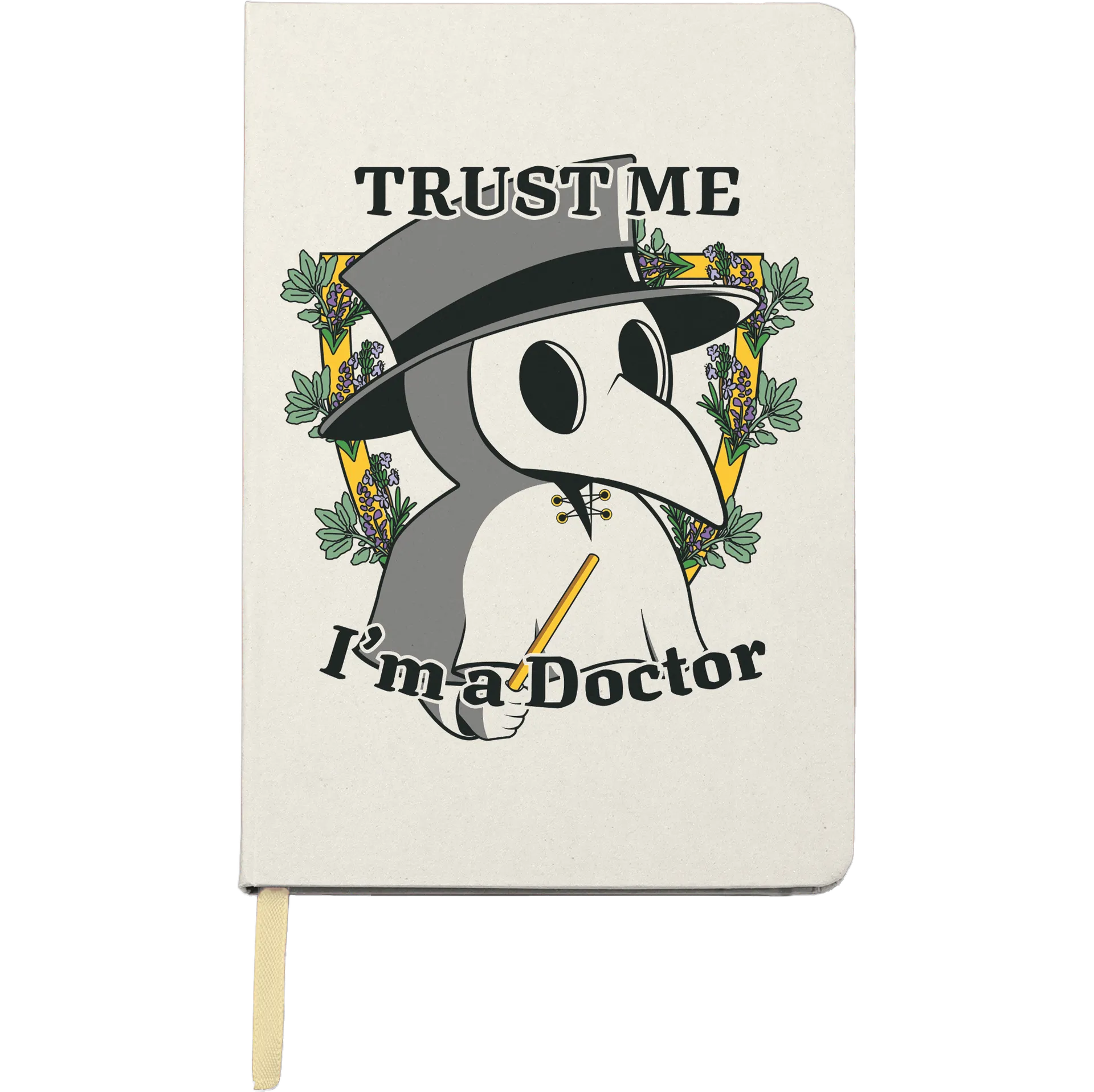 Pest Doctor - Lemon Notebook, lined